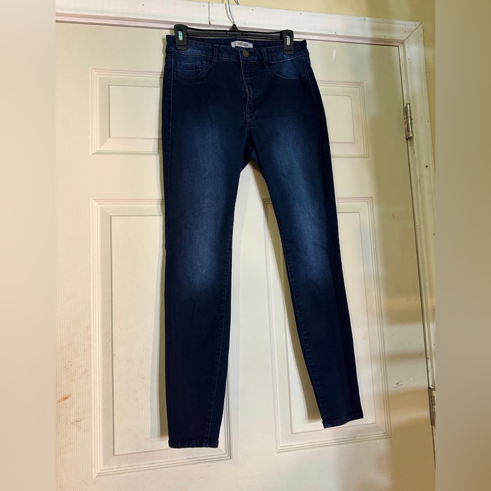 Dark blue jeans